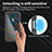 Silicone and Plastic Waterproof Cover Case 360 Degrees Underwater Shell for Samsung Galaxy A04s Black