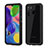 Silicone and Plastic Waterproof Cover Case 360 Degrees Underwater Shell for Samsung Galaxy A21 Black