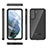 Silicone and Plastic Waterproof Cover Case 360 Degrees Underwater Shell for Samsung Galaxy S21 5G