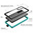 Silicone and Plastic Waterproof Cover Case 360 Degrees Underwater Shell for Samsung Galaxy S21 5G