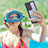 Silicone and Plastic Waterproof Cover Case 360 Degrees Underwater Shell for Samsung Galaxy S21 Ultra 5G