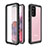Silicone and Plastic Waterproof Cover Case 360 Degrees Underwater Shell W01 for Samsung Galaxy S20 5G Black