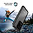 Silicone and Plastic Waterproof Cover Case 360 Degrees Underwater Shell W01 for Samsung Galaxy S20 Ultra 5G Black