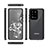 Silicone and Plastic Waterproof Cover Case 360 Degrees Underwater Shell W01 for Samsung Galaxy S20 Ultra 5G Black