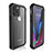 Silicone and Plastic Waterproof Cover Case 360 Degrees Underwater Shell W02 for Apple iPhone 11 Pro Max Black