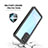 Silicone and Plastic Waterproof Cover Case 360 Degrees Underwater Shell W02 for Samsung Galaxy S20 Plus 5G Black