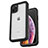 Silicone and Plastic Waterproof Cover Case 360 Degrees Underwater Shell W04 for Apple iPhone 11 Pro Black