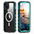 Silicone and Plastic Waterproof Cover Case 360 Degrees Underwater Shell with Mag-Safe Magnetic for Apple iPhone 14