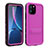 Silicone and Plastic Waterproof Cover Case 360 Degrees Underwater Shell with Stand for Apple iPhone 11 Pro