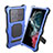 Silicone and Plastic Waterproof Cover Case 360 Degrees Underwater Shell with Stand for Samsung Galaxy S22 Ultra 5G