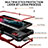 Silicone and Plastic Waterproof Cover Case 360 Degrees Underwater Shell with Stand T02 for Samsung Galaxy S22 Ultra 5G
