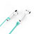Silicone Anti-lost Strap Wire Cable Connector C05 for Apple AirPods Pro Green