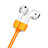 Silicone Anti-lost Strap Wire Cable Connector for Apple AirPods Pro Orange