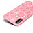 Silicone Candy Rubber 3D Three-Dimensional Flowers Soft Case for Apple iPhone X Pink