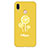 Silicone Candy Rubber Fashionable Pattern Soft Case Cover S01 for Huawei Nova 3e Yellow