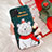Silicone Candy Rubber Gel Christmas Pattern Soft Case Cover C01 for Apple iPhone 11 Pro Green