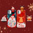 Silicone Candy Rubber Gel Christmas Pattern Soft Case Cover S01 for Apple iPhone 12