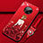 Silicone Candy Rubber Gel Dress Party Girl Soft Case Cover for Huawei Enjoy 20 Plus 5G Red