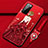 Silicone Candy Rubber Gel Dress Party Girl Soft Case Cover for Huawei Honor Play4 5G Red