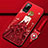Silicone Candy Rubber Gel Dress Party Girl Soft Case Cover for Huawei Honor Play4 Pro 5G Red