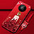 Silicone Candy Rubber Gel Dress Party Girl Soft Case Cover for Huawei Mate 40 Pro Red