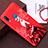 Silicone Candy Rubber Gel Dress Party Girl Soft Case Cover for Huawei Nova 3e Red