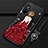 Silicone Candy Rubber Gel Dress Party Girl Soft Case Cover for Huawei Nova 8 Pro 5G Red and Black