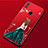 Silicone Candy Rubber Gel Dress Party Girl Soft Case Cover for Huawei P Smart (2019) Red Wine