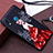 Silicone Candy Rubber Gel Dress Party Girl Soft Case Cover for Huawei P20 Lite Red and Black