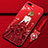 Silicone Candy Rubber Gel Dress Party Girl Soft Case Cover for Oppo A12e Red