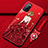Silicone Candy Rubber Gel Dress Party Girl Soft Case Cover for Oppo A72 Red