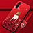 Silicone Candy Rubber Gel Dress Party Girl Soft Case Cover for Oppo A91 Red