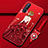 Silicone Candy Rubber Gel Dress Party Girl Soft Case Cover for Oppo Find X2 Neo Red