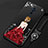 Silicone Candy Rubber Gel Dress Party Girl Soft Case Cover for Oppo Reno 10X Zoom Red and Black