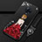 Silicone Candy Rubber Gel Dress Party Girl Soft Case Cover for Vivo Nex 3 Red and Black