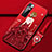 Silicone Candy Rubber Gel Dress Party Girl Soft Case Cover for Xiaomi Mi 10 Ultra Red