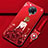 Silicone Candy Rubber Gel Dress Party Girl Soft Case Cover for Xiaomi Redmi K30 Pro 5G Red