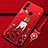 Silicone Candy Rubber Gel Dress Party Girl Soft Case Cover K01 for Huawei Honor 20 Lite Red