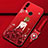 Silicone Candy Rubber Gel Dress Party Girl Soft Case Cover K01 for Huawei Honor 20E Red