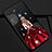 Silicone Candy Rubber Gel Dress Party Girl Soft Case Cover K01 for Huawei Mate 20 Red and Black
