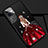 Silicone Candy Rubber Gel Dress Party Girl Soft Case Cover M02 for Apple iPhone 11 Red and Black