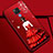 Silicone Candy Rubber Gel Dress Party Girl Soft Case Cover S01 for Huawei Mate 20 X 5G Red
