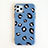 Silicone Candy Rubber Gel Fashionable Pattern Soft Case Cover for Apple iPhone 11 Pro Max Blue