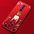 Silicone Candy Rubber Gel Fashionable Pattern Soft Case Cover for Huawei Mate 20 Lite Red