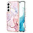 Silicone Candy Rubber Gel Fashionable Pattern Soft Case Cover for Samsung Galaxy S22 Plus 5G Pink