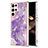 Silicone Candy Rubber Gel Fashionable Pattern Soft Case Cover for Samsung Galaxy S25 Ultra 5G Purple
