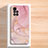 Silicone Candy Rubber Gel Fashionable Pattern Soft Case Cover for Xiaomi Poco M4 Pro 5G Pink