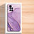 Silicone Candy Rubber Gel Fashionable Pattern Soft Case Cover for Xiaomi Redmi Note 11 5G Purple
