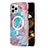 Silicone Candy Rubber Gel Fashionable Pattern Soft Case Cover Mag-Safe Magnetic for Apple iPhone 13 Pro Max Blue