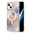 Silicone Candy Rubber Gel Fashionable Pattern Soft Case Cover Mag-Safe Magnetic for Apple iPhone 14 Plus